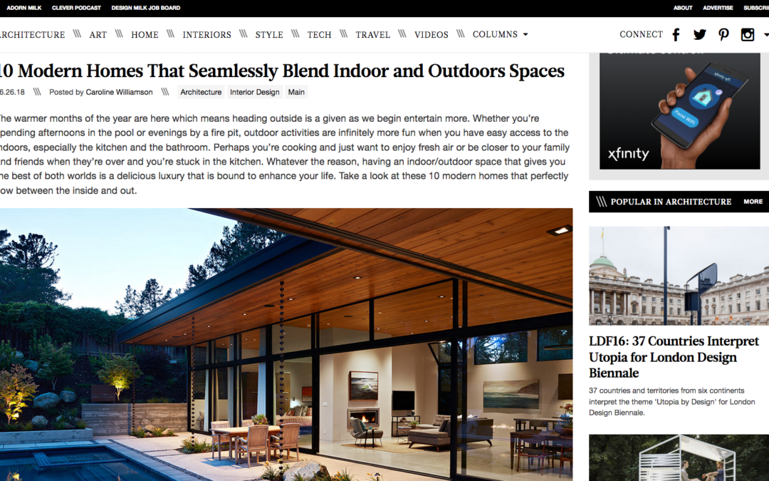 Design Milk features our Glass Wall House